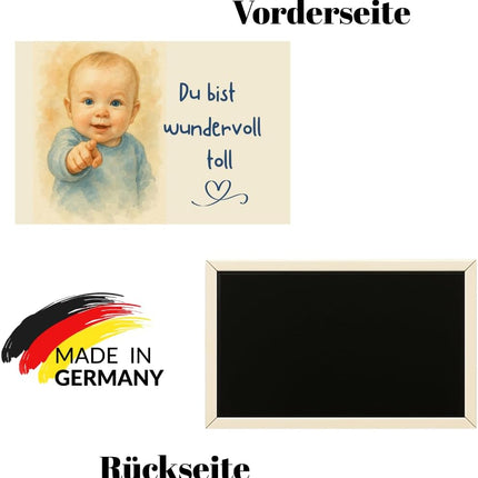 Du bist wundervoll toll – Magnet, Bild 2