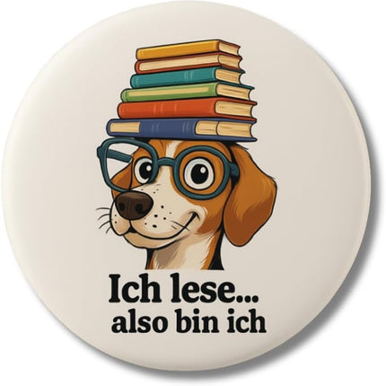 Ich lese, also bin ich – Zolavia Magnet, Bild 1