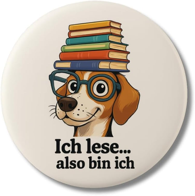 Ich lese, also bin ich – Zolavia Magnet, Bild 1