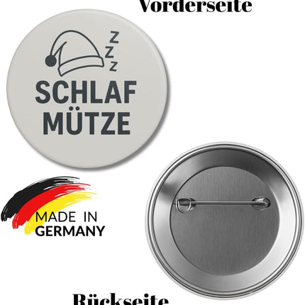Schlafmütze – Ansteckbutton, Bild 2