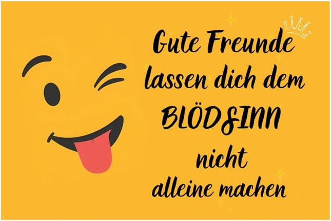 Gute Freunde lassen dich den Blödsinn nie alleine machen – Zolavia Magnet, Bild 1