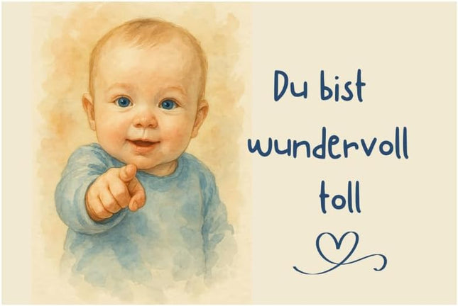 Du bist wundervoll toll – Magnet, Bild 1