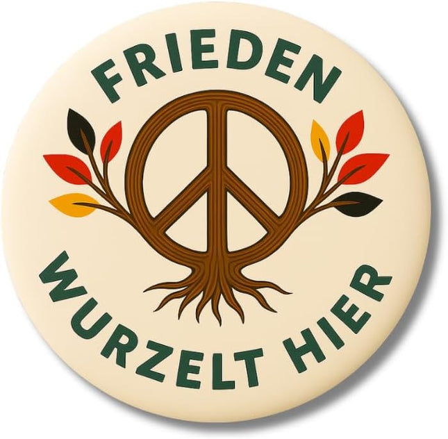 Frieden wurzelt hier – Magnet, Bild 1