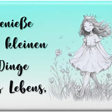 Genieße die kleinen Dinge des Lebens – Magnet, Bild 1