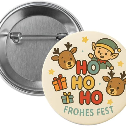 Ho Ho Ho – Ansteckbutton, Bild 1
