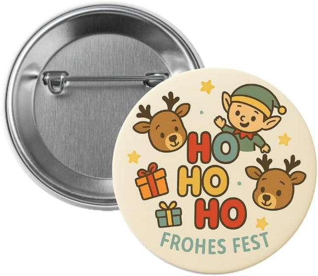 Ho Ho Ho – Ansteckbutton, Bild 1
