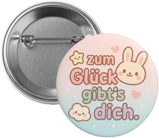 Zum Glück gibt's dich – Ansteckbutton, Bild 1