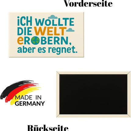 Ich wollte die Welt erobern, aber es regnet – Magnet, Bild 2