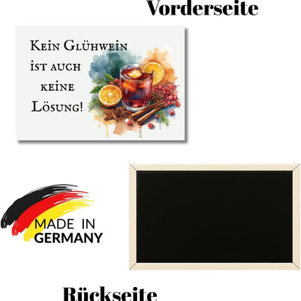 Kein Glühwein ist auch keine Lösung – Magnet, Bild 3