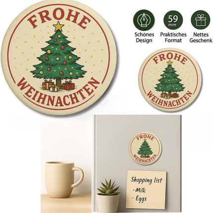 Tannenbaum, Frohe Weihnachten – Zolavia Magnet, Bild 2