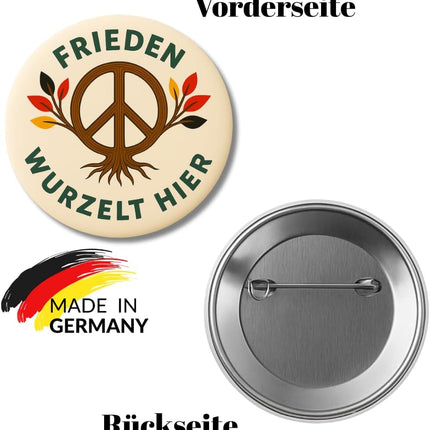 Frieden wurzelt hier – Ansteckbutton, Bild 2
