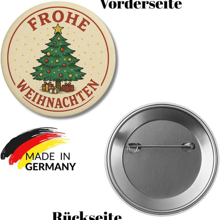 Frohe Weihnachten, Tannenbaum – Ansteckbutton, Bild 2