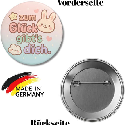 Zum Glück gibt's dich – Ansteckbutton, Bild 2