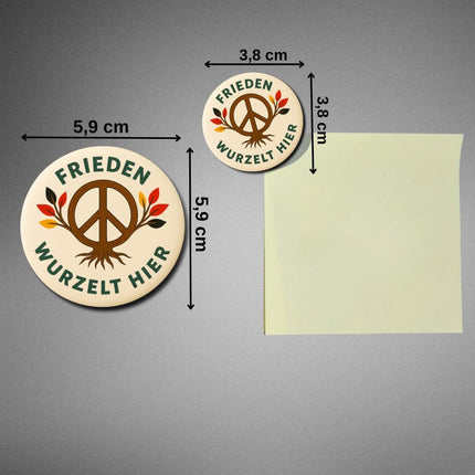 Frieden wurzelt hier – Magnet, Bild 4