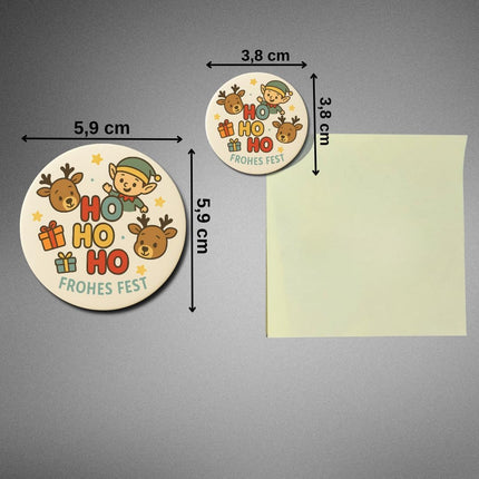 Ho Ho Ho, Elf und Rentier – Zolavia Magnet, Bild 4