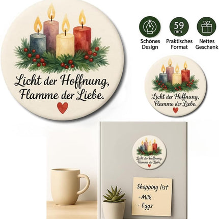 Weihnachtskerze – Zolavia Magnet, Bild 2