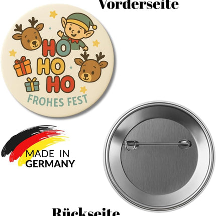 Ho Ho Ho – Ansteckbutton, Bild 2