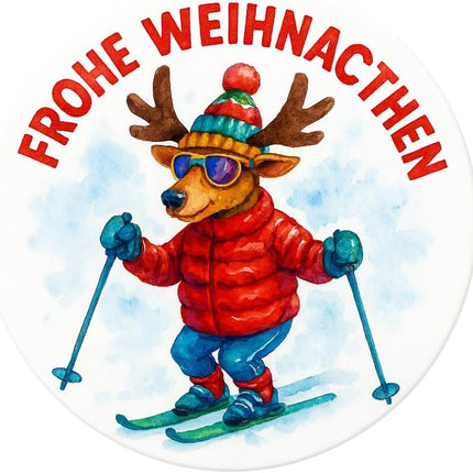 Ski-Rentier – Zolavia Magnet, Bild 1