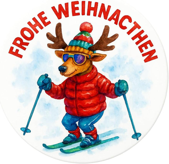 Ski-Rentier – Zolavia Magnet, Bild 1