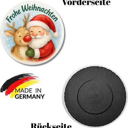Frohe Weihnachten, Santa und Rentier – Zolavia Magnet, Bild 3