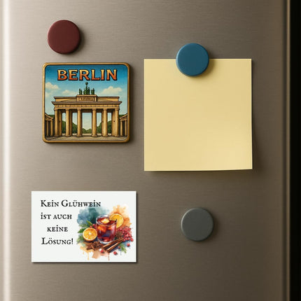 Kein Glühwein ist auch keine Lösung – Magnet, Bild 6