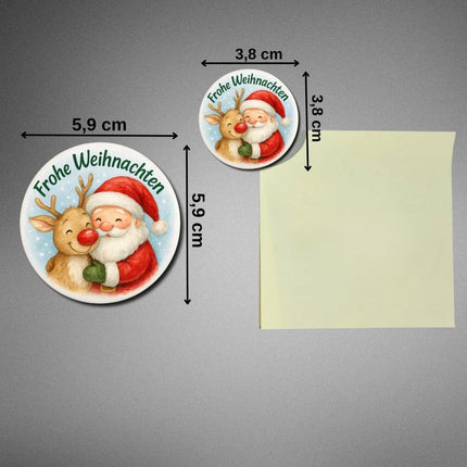 Frohe Weihnachten, Santa und Rentier – Zolavia Magnet, Bild 4