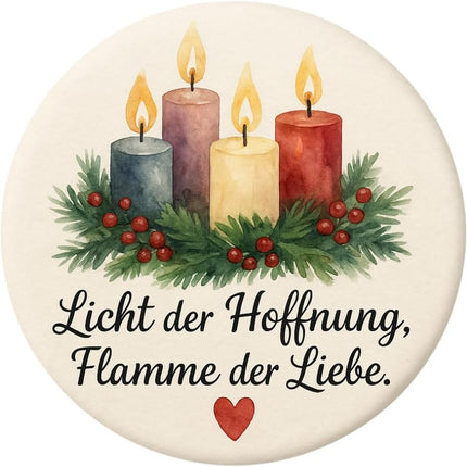 Weihnachtskerze – Zolavia Magnet, Bild 1