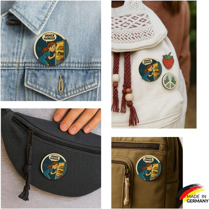 Immer Hunger – Ansteckbutton, Bild 4