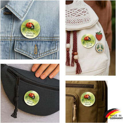 Glück ist überall – Ansteckbutton, Bild 4