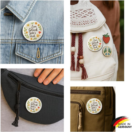 Zum Glück gibt's dich – Ansteckbutton, Bild 3