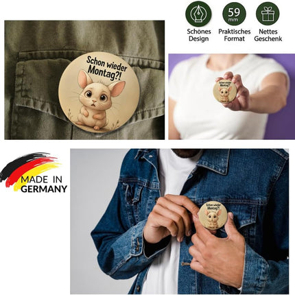 Schon wieder Montag?! – Ansteckbutton, Bild 3
